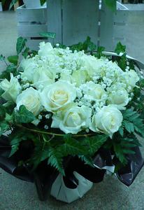 Bouquet ROND de ROSES